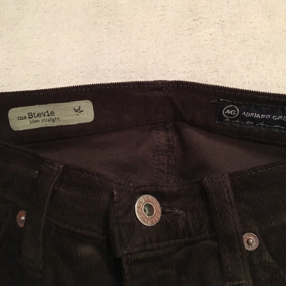 AG Adriano Goldschmied Stevie cords brown 26 EUC - Picture 3 of 4